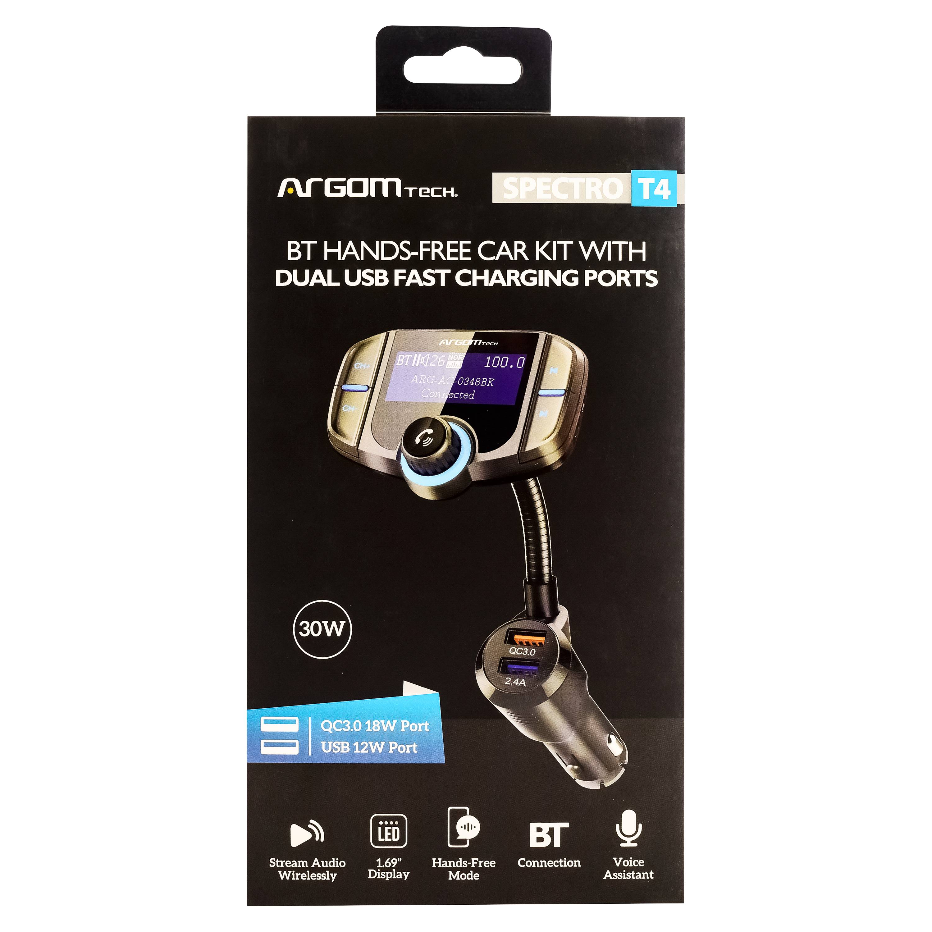 Adaptador Argom Bt Vehículo Spectro T4 Usb