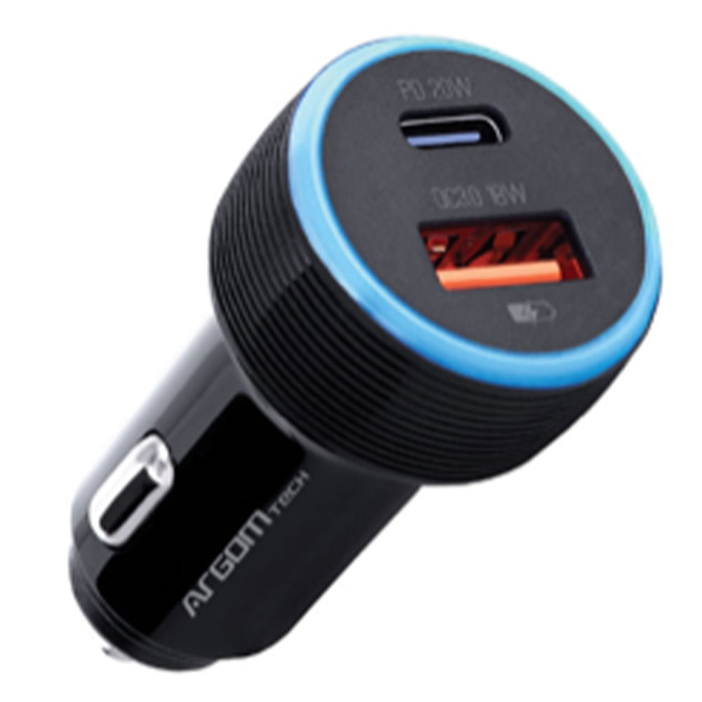 Cargador Argom Vehicular Tipo C Usb 36w