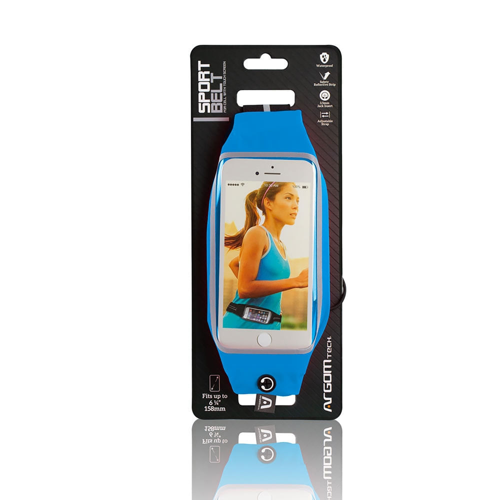 Bolso Argon ARGAC0431BL deportivo para celular táctil color azul
