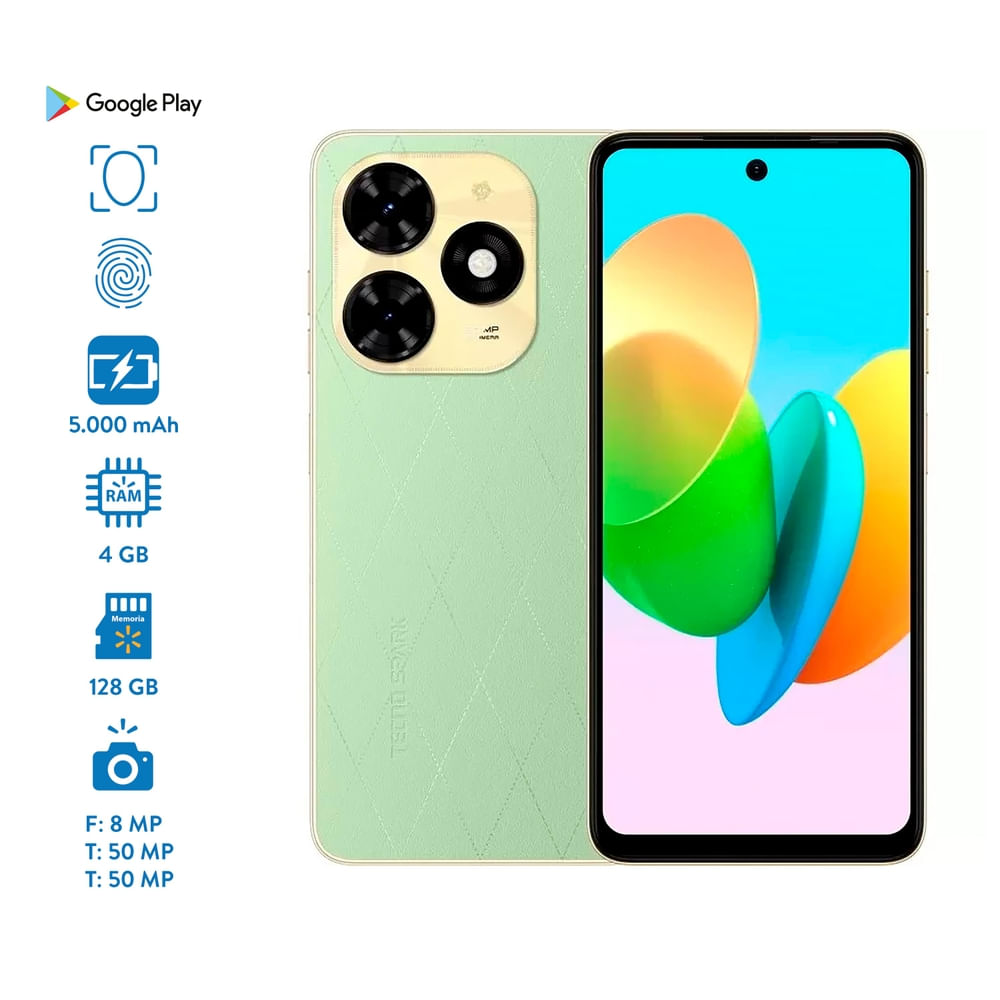 Celular Tecno Spark 20 4 GB y 128 GB de