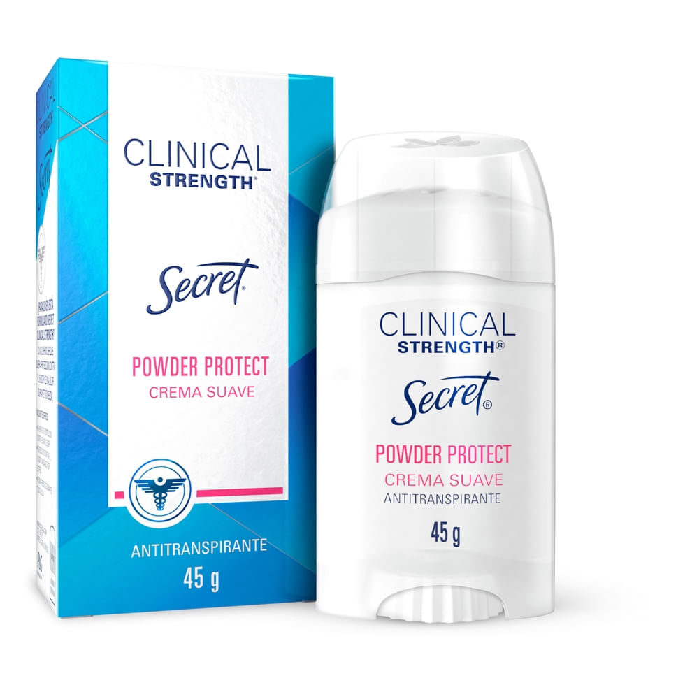 Desodorante Secret suave en crema protección clínica - 45 g