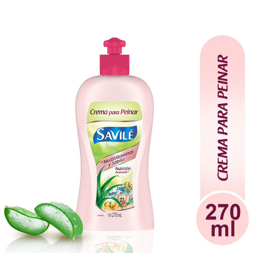 Crema para peinar Savile Multivitaminas - 270 ml