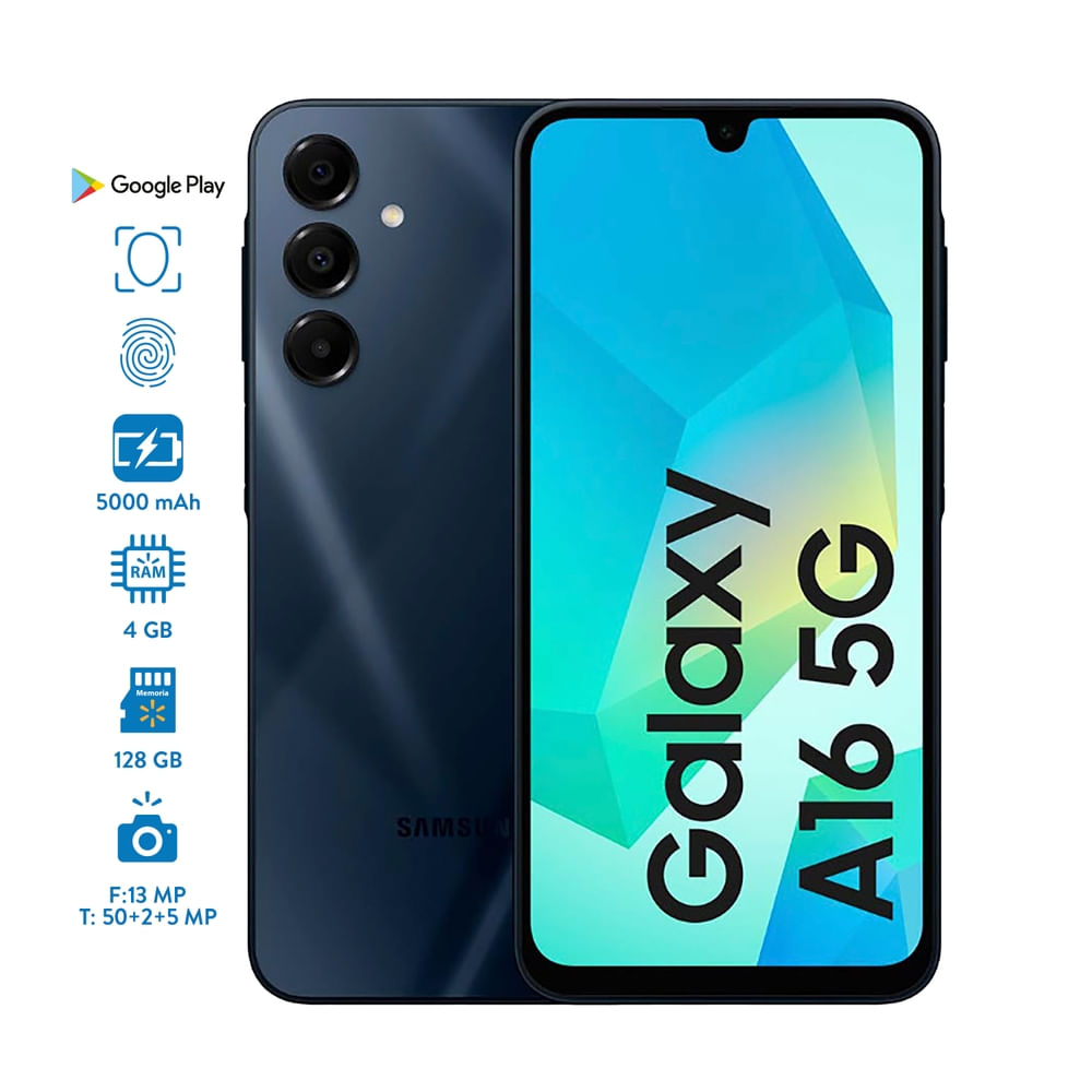 Celular Samsung Galaxy A16 4GB RAM 128GB Almacenamiento