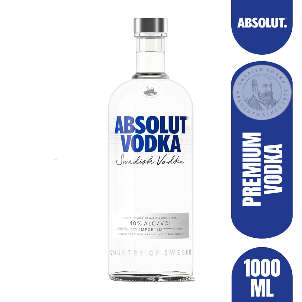Vodka Absolut - 1000 ml