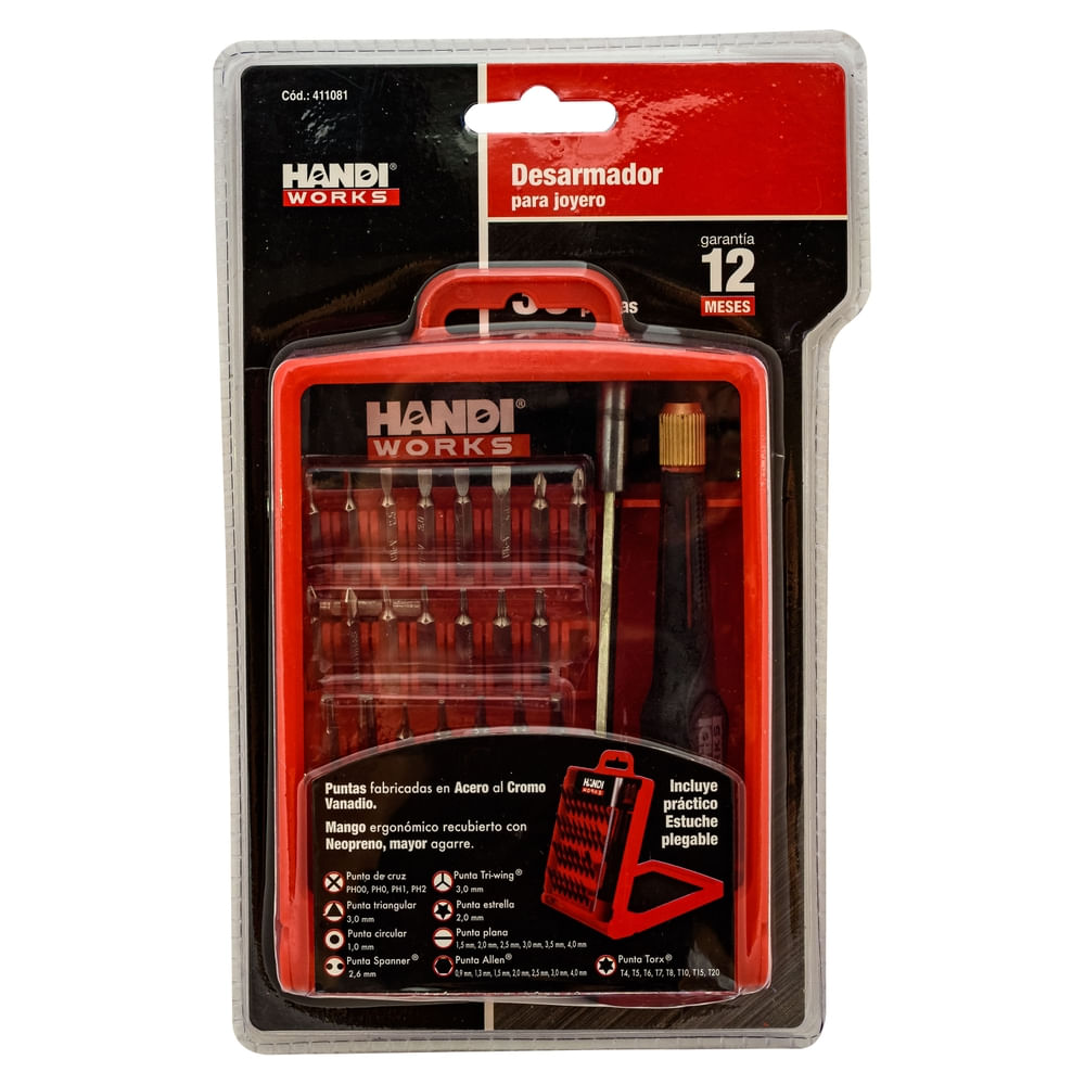 Desarmador De Joyero Handi Works-32 Piezas