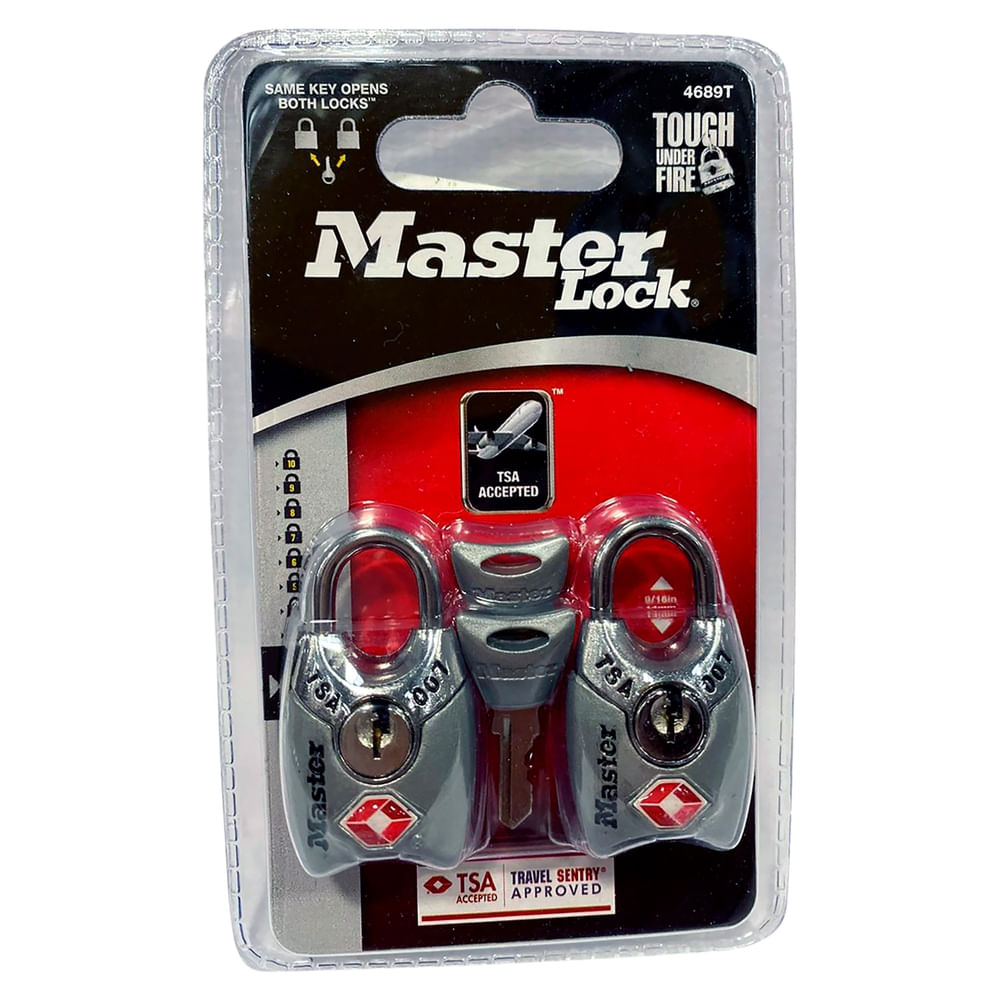 2 Candados Para Equipaje 4689T - -25MM